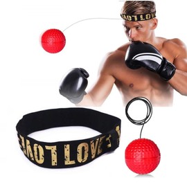 INF Headband with reflex ball, fighting ball with headband for boxing training, headband boxing, reflex training, reaction ball, punching ball