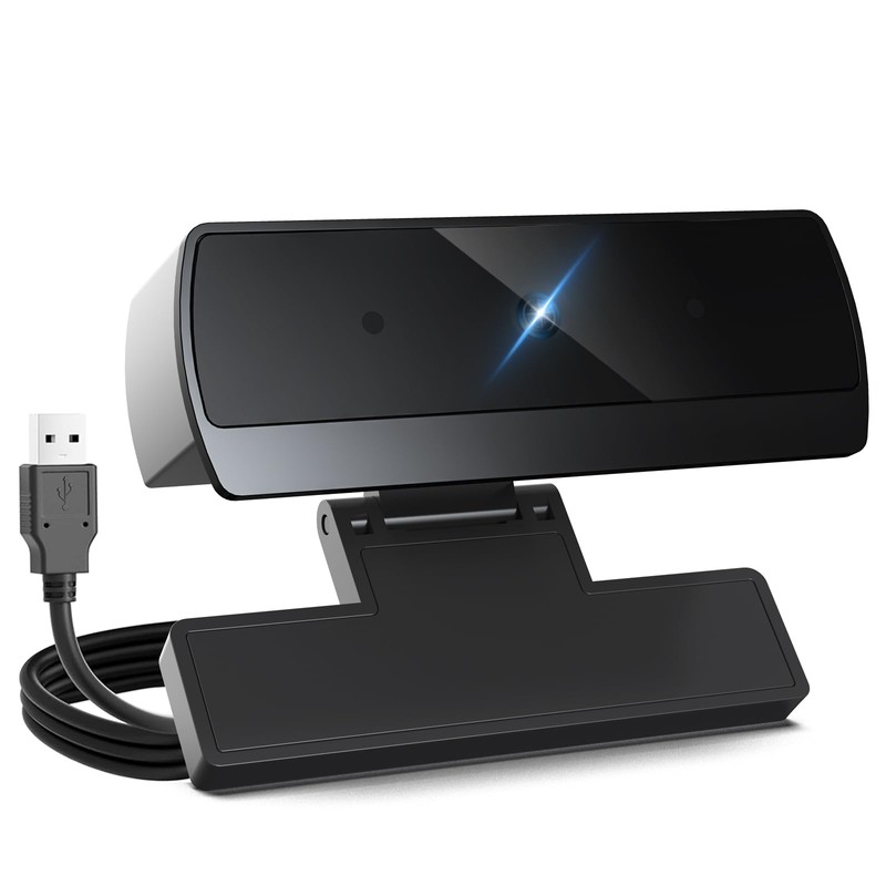 Cámara Web PC, Full HD 1080P, con micrófono Dual con