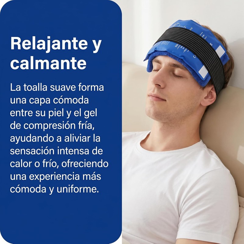Compresa De Gel Frio Y Caliente Grande Con Toalla Absorbente