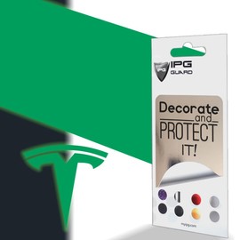 IPG Compatible with Model Y Decal (8 Logo Set) Stickers Set Personalize Your Vehicle (Reflective Series - Green)