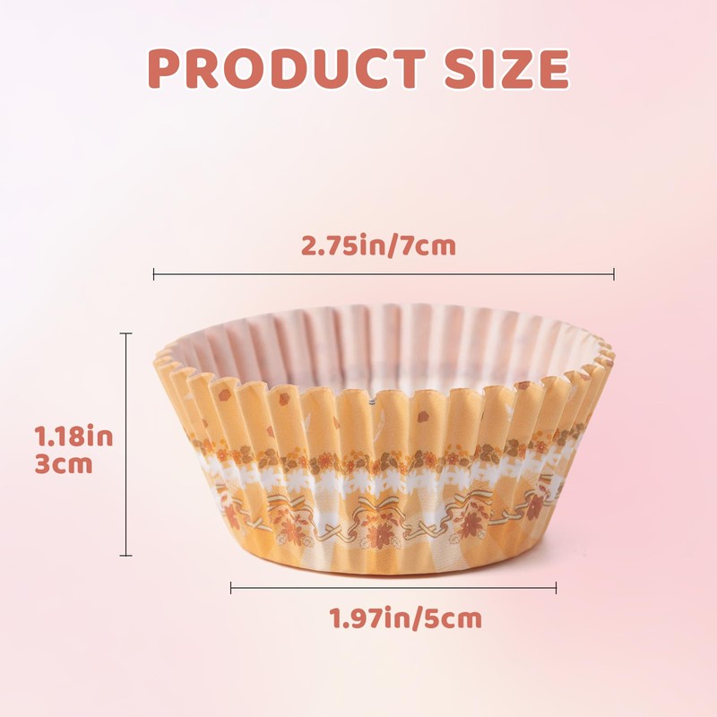 600Pcs Standard Size Cupcake Cases, Disposable Cupcake Baking Liners Cups
