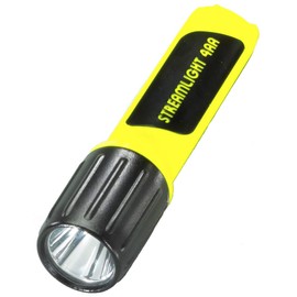 Streamlight 68602 4AA ProPolymer Lux Div 1 Flashlight with White LED, Yellow - 100 Lumens