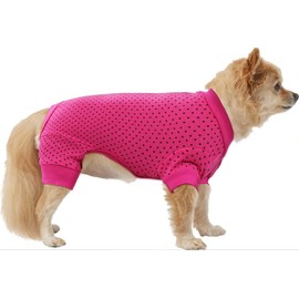 Small Dog Clothes, Elastic Pet Onesie Clothes Anti-hair Anti Licking, Wound Protection Pet Pajamas PJS Dog Jumpsuit For Small Medium Dogs Female Male, XS