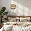 Constantplanet Farmhouse Wooden Wall Clocks Battery Operated 10 Inch