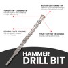 Torxero 1-1/4 X 36 in SDS MAX Bits, Rotary Hammer,