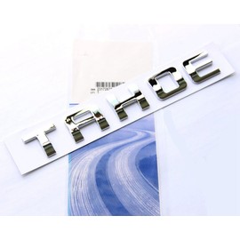 Yoaoo 1x OEM Tahoe Emblems Letter Badge Compatible with for Tahoe Glossy 2007-2019 (Chrome)