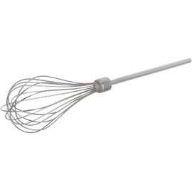 USHOBE Batidor de Huevos y Harina de Acero Inoxidable para Batidoras Manuales, Varilla Reutilizable para Preparación en Cocinas Comerciales