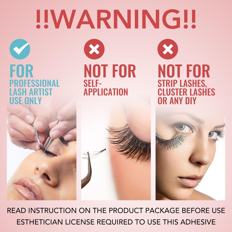 Eyelash Extension Glue Long Retention – 8 Weeks /1 Sec