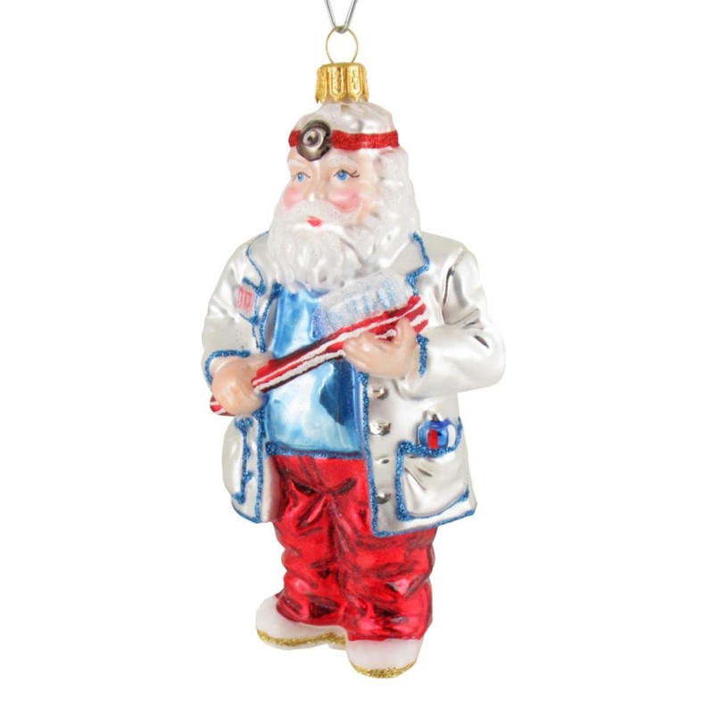 440s Christmas Tree Hanger Dentist Santa Christmas Decoration Funny Christmas