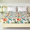 Fitted Sheet 160 x 200 cm - Colourful Spring Floral
