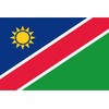 mrdeco Metal Sign 12 x 18 cm Domed Namibia's Flag