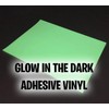 12"x12" Glow In The Dark Adhesive Craft Vinyl Permanent:_Single Sheet