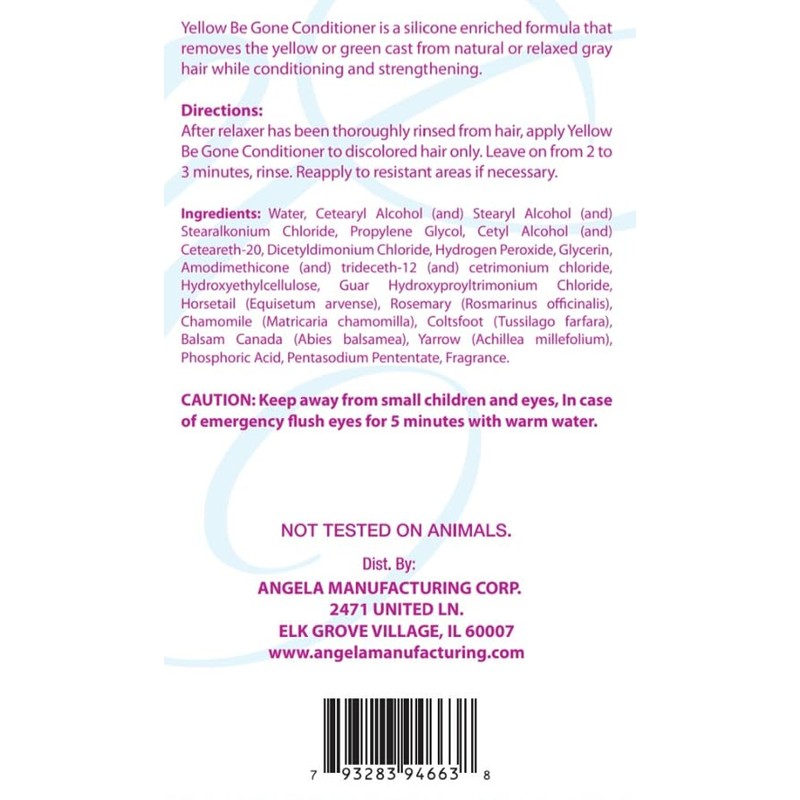 STAR CARE Yellow Be Gone Shampoo & Conditioner Set 12oz