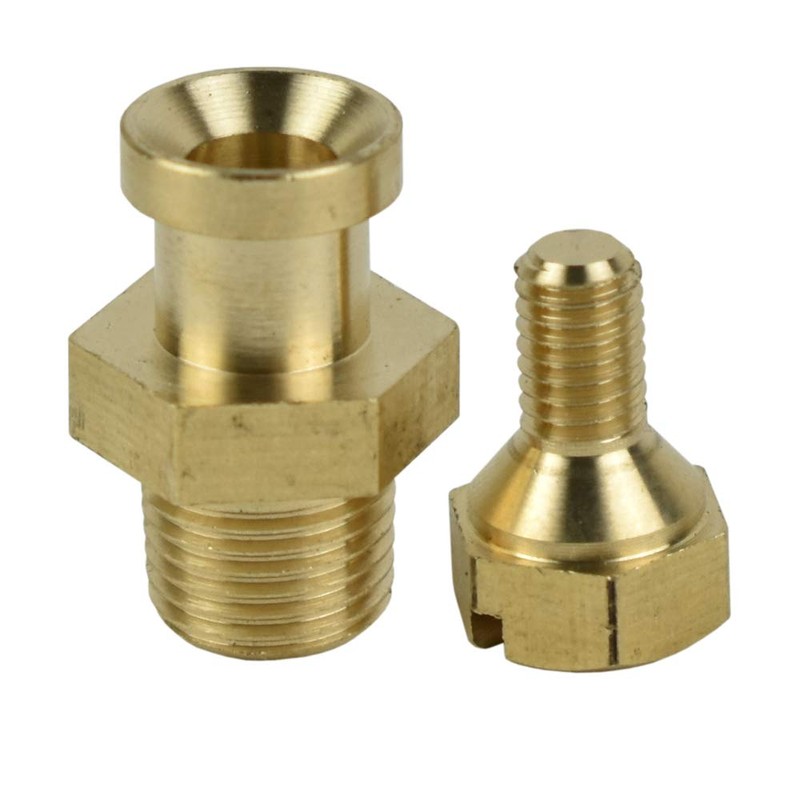 Arctic Hayes 664040 Pressure Test Nipples 3-Piece Set, Gold