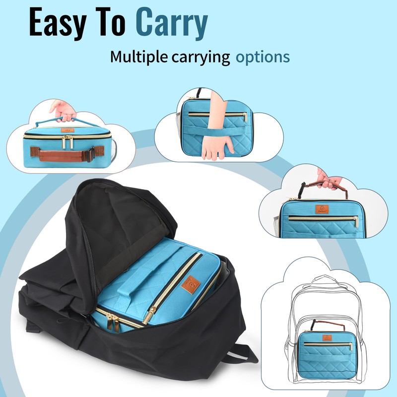 Genteen Lunch Box for Men Women Adults Kids - Insulated