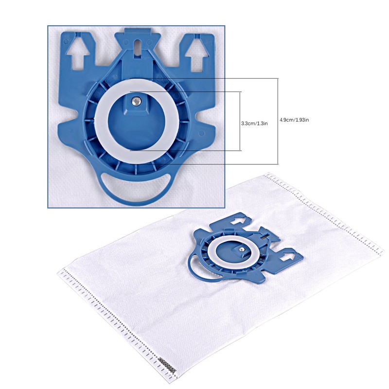 KEEPOW 10 Pack AirClean GN Vacuum Bags Compatible with Miele