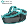 Zerodis Bozal de Perro de Hocico Corto, Malla Transpirable Ajustable,