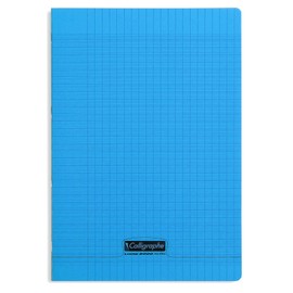 Clairefontaine 18252C - Exercise Book Calligraphe DIN A4 21 x 29.7 cm 70 Sheets French Ruling 90 g Blue 1 Piece