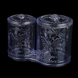 Transparent Cotton Pad & Swab Storage Organizer Vanity