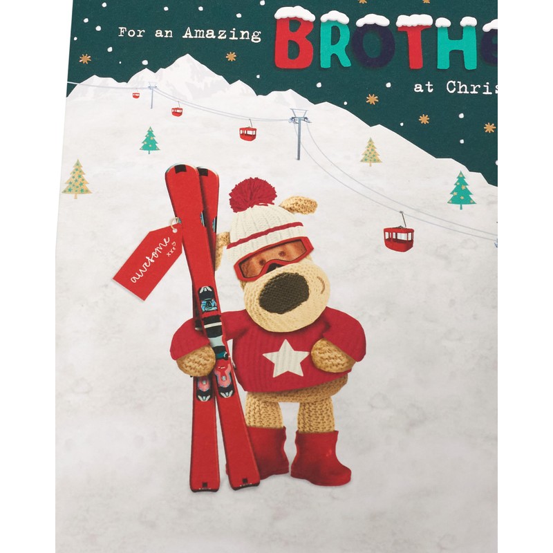 Boofle For An Amazing Brother Cute Christmas Greeting Card