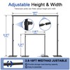 Hecis 8.5x10ft Backdrop Stand, Adjustable Photography Background Frame, Heavy Duty