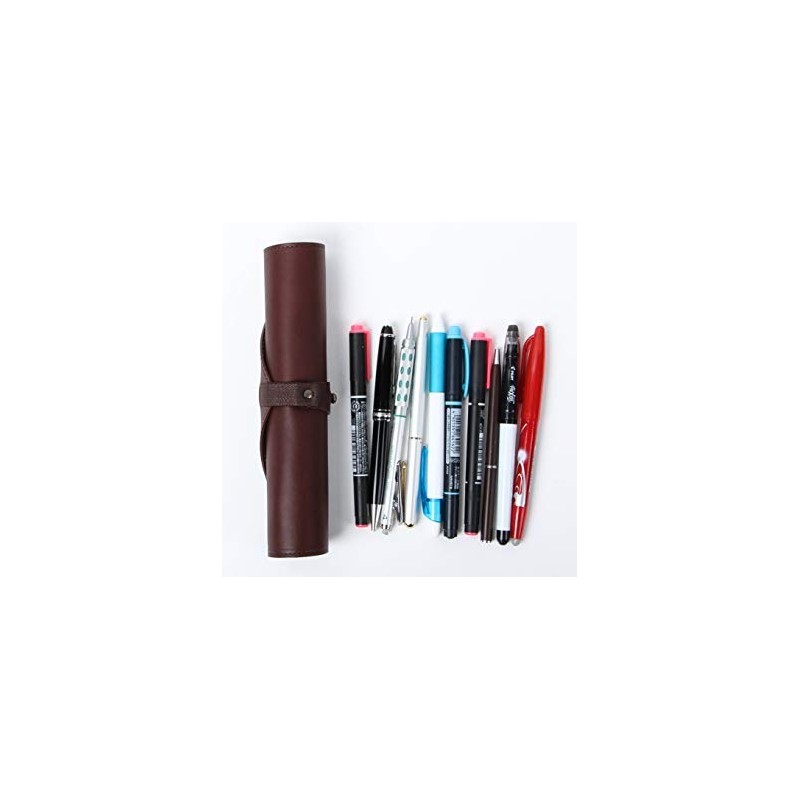 m+ Rotolo SUEDE Pencil Case, Roll-up Pen Case, Stylish, Business