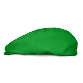 Ben Hogan Flat Newsboy Ivy Hat - Traditional Golf Cap, Gatsby Hat - Solid Lime Microfiber
