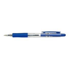 コクヨ ボールペン パワーフィット 再生樹脂 細字0.7mm 青 本体色 青 PR-100B