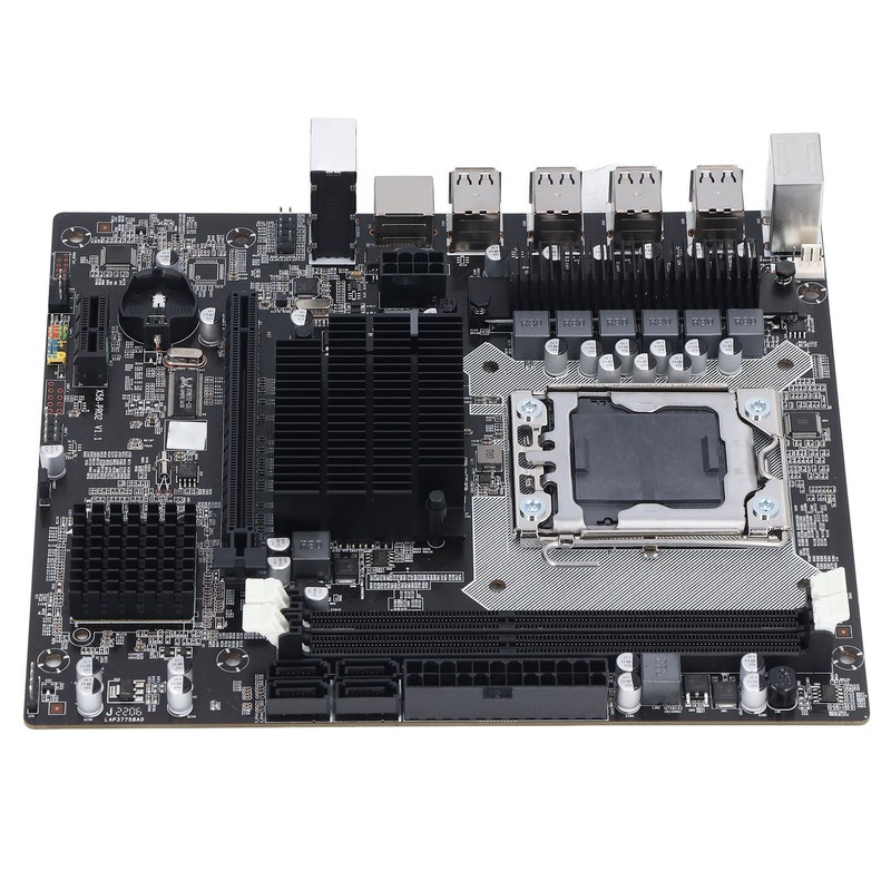 X58 Motherboard 2 DDR3 LGA 1366 Pins Gaming Motherboard Support