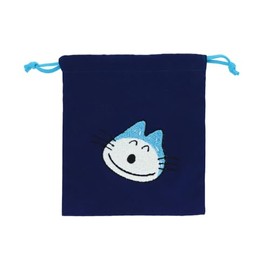 Sunstar Stationery S2334119 11 Piki Cat Drawstring Embroidery
