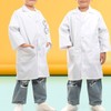Children Laboratory Coats Turn Down Collar Adjustable Realistic Role Play