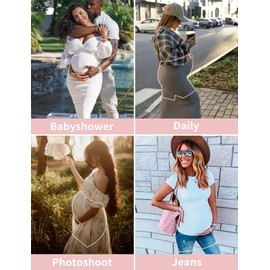 Peauty Maternity Underwear for Women Pregnancy Shapewear Maternity Dress Maternity Baby Shower Dress Gender Reveal Dress Maternity Maxi Dress Maternity Dress for Wedding Guest (Nude XL)