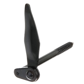 Alberts 307141 Window Shutter Lock | Marseillias Screw-In | Steel Cataphoretic Applied Black Dip Paint | 130 mm