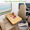 Small Translucent Silicone Mats: 7.9”x9.5” Clear Non-Slip Countertop Protector Liner
