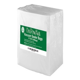 O2frepak 100 Gallon Size 11" x 16"Vacuum Sealer Bags with BPA Free and Puncture Prevention,Vacuum Seal Freezer Bags,Great for Sous Vide Vaccume Sealer PreCut Bags