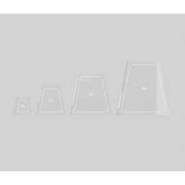 Tumbler Blocks Quilting Template Set, 4", 3", 2", 1" with 1/4" Seam Allowance