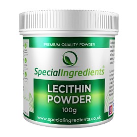 Lecithin Powder 100g Premium Quality - Suitable for Vegan, Non-GMO, Gluten Free – Recyclable Container