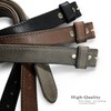 Italian Genuine Leather Belt Strap Brown 40