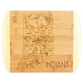 Totally Bamboo A Slice of Life Indiana Bamboo Serving and Cutting Board