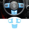JeCar Interior Steering Wheel Decoration Trim Kits For Jeep Wrangler