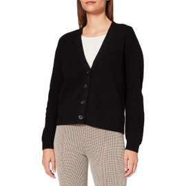 s.Oliver Cotton Blend Cardigan, black