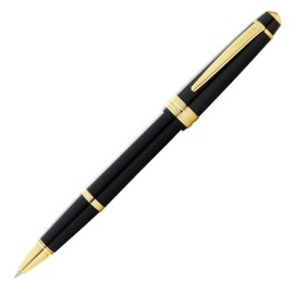 Cross Bailey Light Ballpoint Pen, Polished Black Lacquer & Gold, Brand New