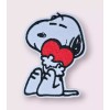 Unbranded SNOOPY HUGGING RED HEART PEANUT CARTOON CUTE IRON ON