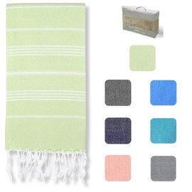 MyStilo® XXL Sauna Towel, Hammam Towel, Large, Soft Bath Towel, 100 x 200 cm, Quick-Drying, Premium Beach Towel, Towel for Men, Women, Yoga and Fitness (Mint Green)