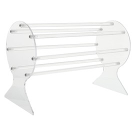 Zerodeko 1pc Headband Display Stand Scrunchy Display Stand Clear Headband Holder Organizer Clear Display Shelf Jewlery Holder Clear Stand Hair Tie Organizer for Girls Jewelry Rack Acrylic