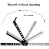 RICHDMI Butterfly Comb, Butterfly Comb, Foldable Pocket Comb, Foldable Metal