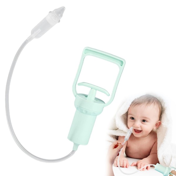 Nasensauger,Nasensekretsauger,Reisefreundlicher Nasenreiniger,Nasal Aspirator,Nasenpumpe,Hand Powered Nose Sucker,Tragbarer Handabzieher,Nasenreiniger mit Weichem Saugkopf