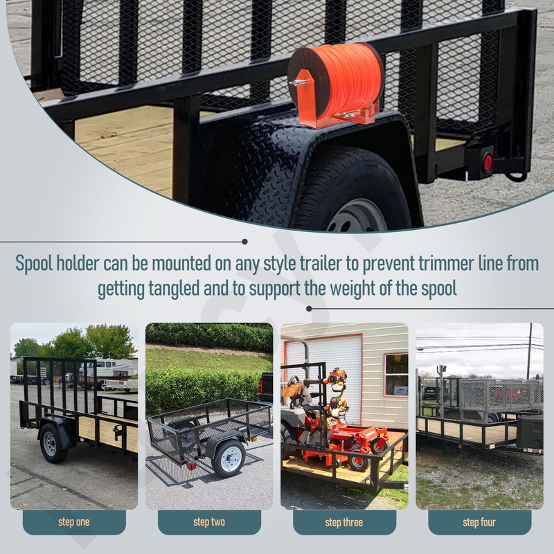 Weed Wacker Commercial Trimmer Line Holder | Adjustable Width (4.5“-9.54”)