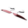 2Pcs LED Rear Bumper Reflector Light Waterproof Super Bright Long