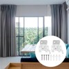 INCREWAY Roman Blinds Fixing Brackets， 4PCS Shades Fastener with Swivel
